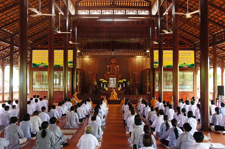 Vĩnh Long: Thiền viện Pháp Sơn tổ chức chuyến du hành Phước Huệ song tu