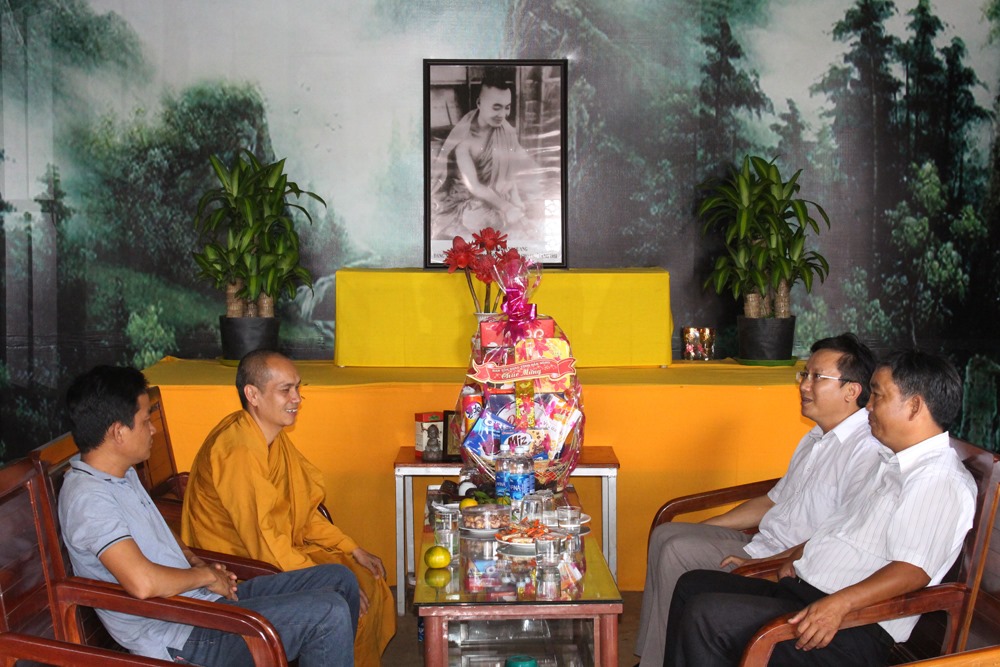 Đăk Nông: Ban Tôn giáo tỉnh thăm, chúc mừng Phật đản năm 2019 tại tịnh xá Ngọc Đạt