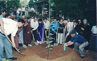 Phú Thọ: HT Thích Huyền Diệu từng trồng cây bồ đề nơi đất Tổ