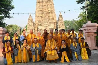 Đoàn GHPGVN chiêm bái Bồ Đề Đạo Tràng - nơi Đức Phật thành đạo