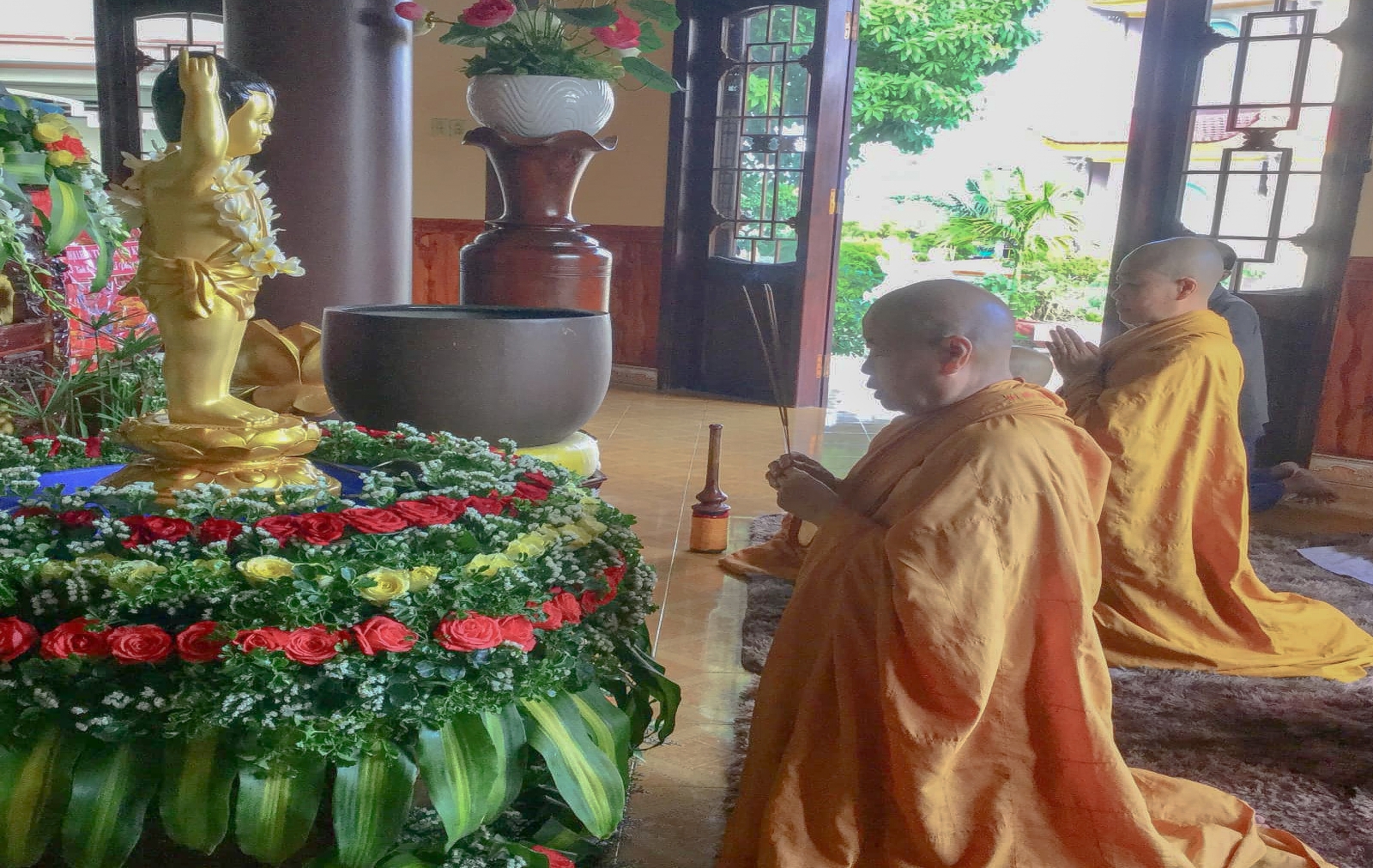 Gia Lai: Tịnh xá Ngọc Trung trang nghiêm tổ chức Đại lễ Phật đản PL. 2565