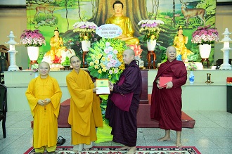 Phái đoàn Phật giáo Miến Điện thăm Học viện Phật giáo Việt Nam TPHCM 